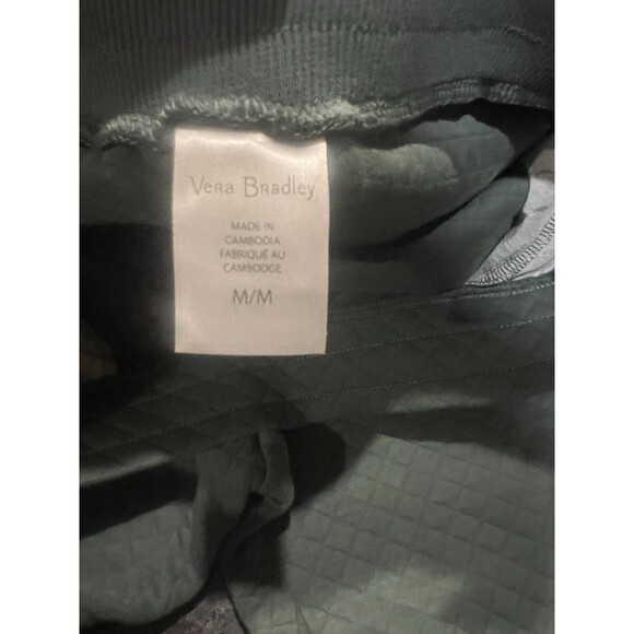 Vera Bradley Sage Green Quilted Joggers Medium M - Picture 14 of 16